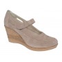 Marimea 37 Pantofi dama cu platforma din piele naturala Bej P9154BEJ